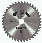 Pjovimo diskas medienai Tivoly XT50514004447; 210 mm; Z40; 15&deg;