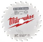 Pjovimo diskas medienai Milwaukee 4932471931; 165x20 mm; Z24