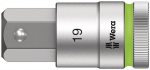 Sukimo galvutė Wera WE05003829001; HEX; 1/2''; 19x60 mm
