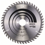 Pjovimo diskas medienai Bosch OPTILINE WOOD; 190x2x30,0 mm; Z48; 15&deg;
