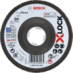 Vėduoklinis &scaron;lifavimo diskas Bosch X-LOCK; 125 mm; K 60