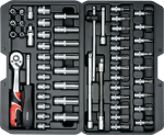 Įrankių komplektas Yato YT-14501; 1/4''; 56 vnt.