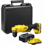 Kampinis gręžtuvas Stanley SFMCD750D2K-QW; 18 V; 2x2,0 Ah akum.