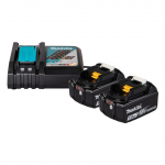 Priedų rinkinys Makita 1914J6-4; 18 V; 2x5,0 Ah + DC18RC