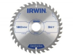Pjovimo diskas medienai Irwin; 180x2,5x30,0 mm; Z36