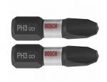 Sukimo antgalis Bosch Impact Control; PH3; 25 mm; 2 vnt.