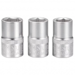 Sukimo galvučių komplektas Stanley FMMT17093-0; 1/2''; 14-16 mm; 3 vnt.