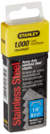 Kabės Stanley TRA704SST-0; 6 mm; 1000 vnt.