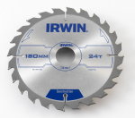 Pjovimo diskas medienai Irwin; 180x2,5x30,0 mm; Z24