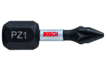 Sukimo antgalis Bosch Impact Control; PZ1; 25 mm; 2 vnt.