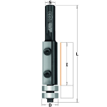 Tiesi pir&scaron;tinė freza CMT; S=12 mm; D=19 mm