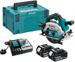 Akumuliatorinis diskinis pjūklas Makita DHS660RTJ; 18 V; 2x5,0 Ah akum.