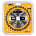 Pjovimo diskas medienai DeWalt DT1942-QZ; 184x30 mm; Z30; 10&deg;