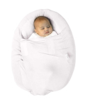 NANABEEBI / MIMMTI Sleepynest žindymo pagalvės užvalkalas, Ivory, 1 vnt.