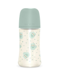 SUAVINEX buteliukas vidutinio tekėjimo, Bonhomia Green,  3+ mėn, 270 ml, 1 vnt.