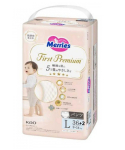 MERRIES First Premium japoni&scaron;kos sauskelnės-kelnaitės, L, 9-14 kg, 36+2 vnt.