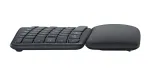 Logitech ERGO K860 Split for Business klaviatūra Biuras &bdquo;Bluetooth&ldquo; QWERTY Italų kalba Grafitas