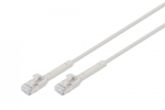 Digitus DK-1632-A-005B Kampinis patch kabelis CAT 6A F-FTP, varis, 0,5 m, pilkas