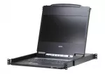 Aten CL6700MW-ATA-DNG USB DVI WideScreen Full HD 17.3" LCD Konsolė with USB Peripheral Support and with Scandinavian keyboard