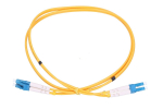 Extralink PATCHCORD LC/UPC-LC/UPC SM G.652D DUPLEX 3.0MM 1M PVC - 1 m &bdquo;InfiniBand&ldquo; arba pluo&scaron;tinis optinis kabelis FTTH Geltona