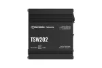 Teltonika TSW202 Valdomas L2 Gigabit Ethernet (10/100/1000) Maitinimas per Eternetą (PoE) Aliuminis, Mėlyna