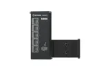 Teltonika NETWORKS TSF010 Flat Ethernet Switch Ne-valdomas Fast Ethernet (10/100) DIN bėgelis Juoda
