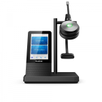Yealink 1308007 WH66 Mono UC-DECT Belaidė ausinė Juoda