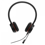Jabra Evolve 20 SE, Stereo UC, USB C/A adapter, Leather