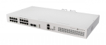 Mikrotik CRS418-8P-8G-2S+RM Cloud Router/Sw L2/L3 Gigabit Ethernet (10/100/1000) Maitinimas per Eternetą (PoE) 1U