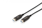 Digitus AK-330126-900-S Hibridinis HDMI AOC kabelis | HDMI-A patinas-patinas | HDMI 2.1 | UHD-2 8K@60Hz | 48Gbps |HDR, eARC, HDCP 2.2, CEC | 90m