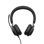 Jabra Evolve2 40, MS Stereo Laisvų rankų įranga Vielinis Su lankeliu Biuras / skambučių centras USB A tipo Bluetooth Juoda