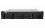 QNAP TS-832PXU NAS Stovas (2U) Annapurna Labs AL324 4 GB DDR4 0 TB QNAP Turbo System Aliuminis, Juoda