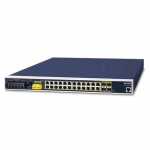 PLANET IGS-6325-24P4S tinklo komutatorius Valdomas L3 Gigabit Ethernet (10/100/1000) Maitinimas per Eternetą (PoE) 1U Mėlyna