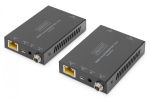 Digitus DS-55506 vaizdo ir garso signalų ilgintuvas AV siųstuvas ir imtuvas Juoda