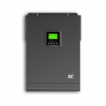 Green Cell INVSOL04 Inwerter solarny falownik Off Grid su MPPT saulės įkrovikliu 48VDC 230VAC 3000VA/3000W &Scaron;vari sinusoidė