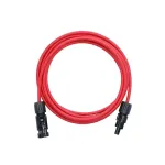 KENO PRZ-4MM-RED-1M Saulės elektrinės ilginimo kabelis su MC4 jungtimis 4mm2 raudonas 1m