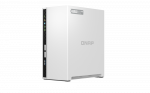 QNAP TS-233 NAS ir duomenų saugojimo serveris &bdquo;Mini Tower&ldquo; Ethernet LAN jungtis Balta Cortex-A55