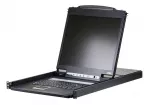Aten CL1308N-ATA-SG 8-Port PS/2-USB VGA 19" LCD KVM komutatorius with Spanish keyboard
