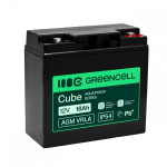 Green Cell AGM VRLA 12V 18Ah be priežiūros akumuliatorius kasoms, žaislams, kameroms (181x77x167mm)