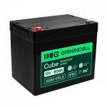 Green Cell AGM VRLA 12V 80Ah be priežiūros akumuliatorius UPS, svarstyklėms, kemperiams (260x168x216mm)