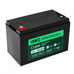Green Cell AGM VRLA 12V 100Ah be priežiūros akumuliatorius UPS, svarstyklėms, kemperiams (332x175x220mm)