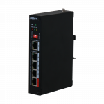 Dahua PFT1500 5-Port PoE I&scaron;plėtiklis su 4-Port PoE I&scaron;ėjimu ir 1-Port PoE Įėjimu