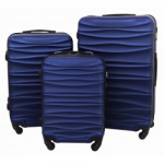 Didelis plastikinis lagaminas Gravitt 117 D Mėlynas (Navy)