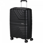 Vidutinis lagaminas American Tourister FlyTwist V juodas (Shadow Black)