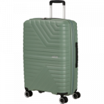 Vidutinis lagaminas American Tourister FlyTwist V žalias (Botanic Green)