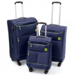 Didelis medžiaginis lagaminas RGL S-040 D Tamsiai mėlynas