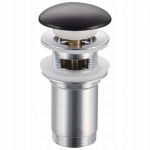 Dugno vožtuvas Balneo Click Clack C, keraminis juodas, E0101020301-2