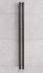 Rank&scaron;luosčių džiovintuvas PMH Rosendal 11,5x150 cm, juoda struktūrinė, R2BL/2