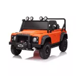 Vaiki&scaron;kas elektromobilis HATIS &ldquo;Land Rover Defender 110 SVX &rdquo;, oranžinis