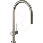 Mai&scaron;ytuvas plautuvei Hansgrohe TALIS 210 M54 su i&scaron;traukiama žarna 1jet, nerūd. plienas, 72802800